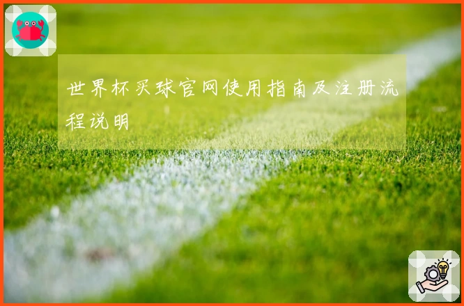 世界杯买球官网使用指南及注册流程说明