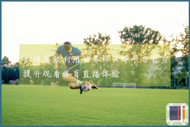 如何有效利用世界杯买球平台首页提升观看体育直播体验